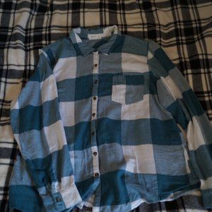 Blue Plaid Buttondown